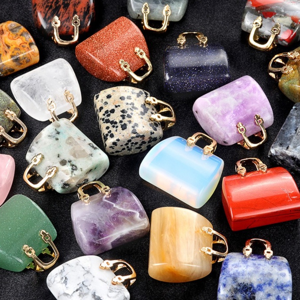 Jewelry Making Event - 1pcs 25x28mm Mini Handtas Vorm Hanger