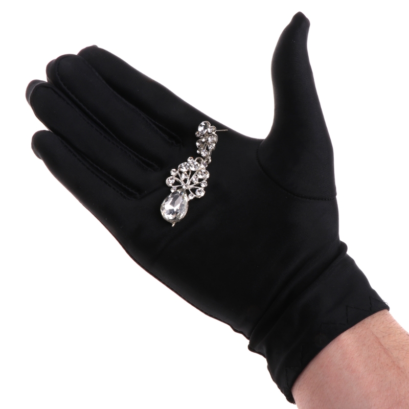 Jewelry Making Gloves - Javrick 1 Paar Zwart Inspectie Met