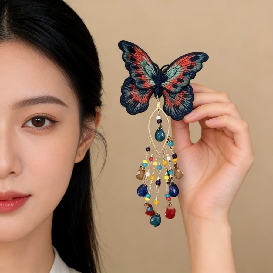 Jewelry Making For Adults - Nieuwe Chinese Stijl Breien Vlinder Haarspeldjes