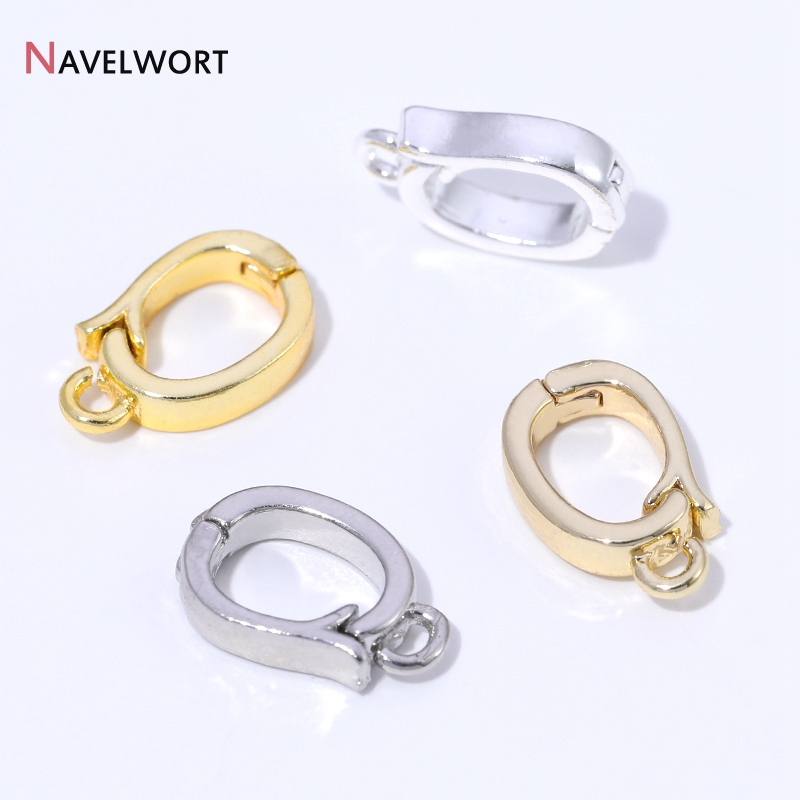 Jewelry Making School - 14K/18K verguld messing metalen scharnierende kettingversterker