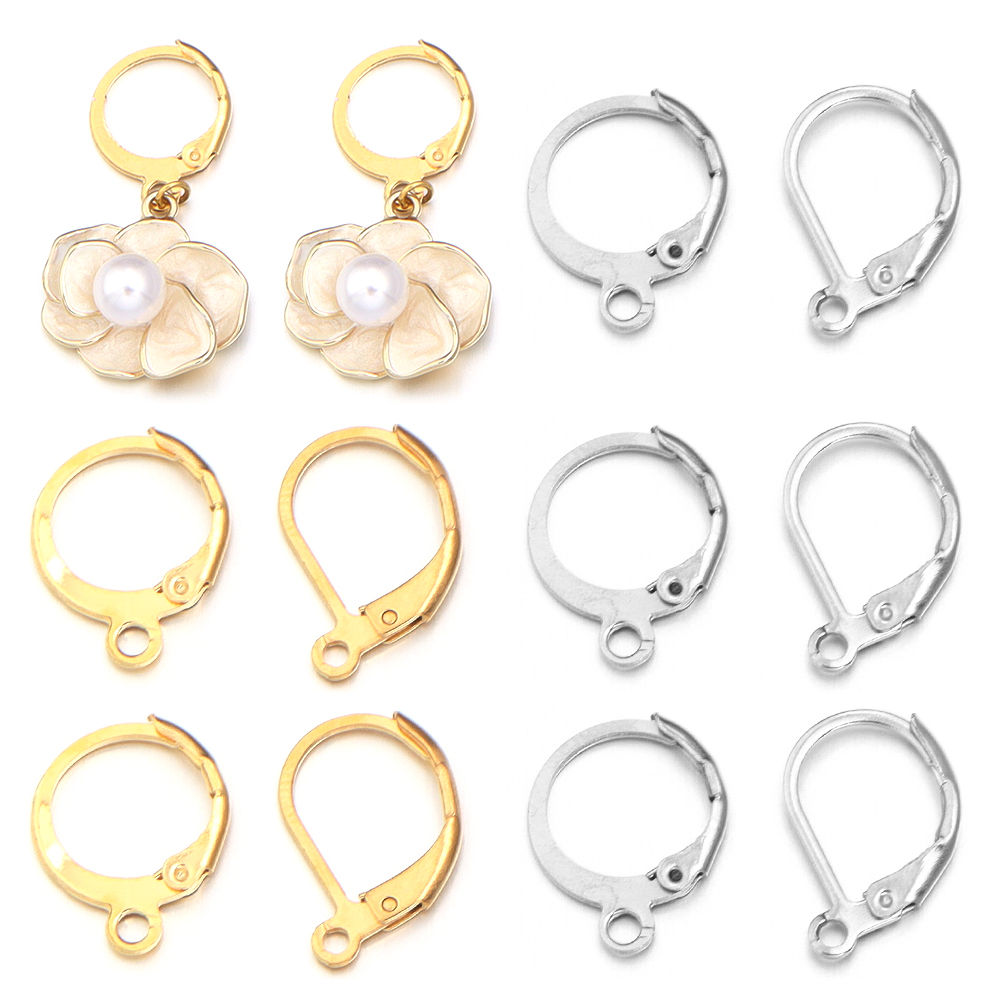 Jewelry Making School - 20 stks/partij Rvs Oorhaak Ronde Oorbel