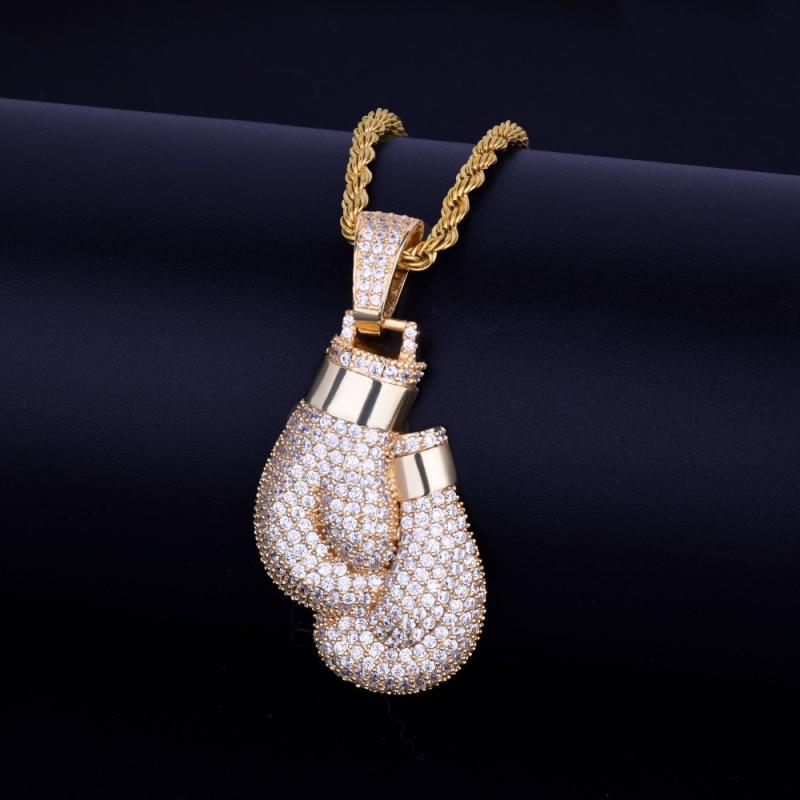 Jewelry Making Gloves - Hiphop Bling Iced Cubic Zirkoon Bokshandschoenen