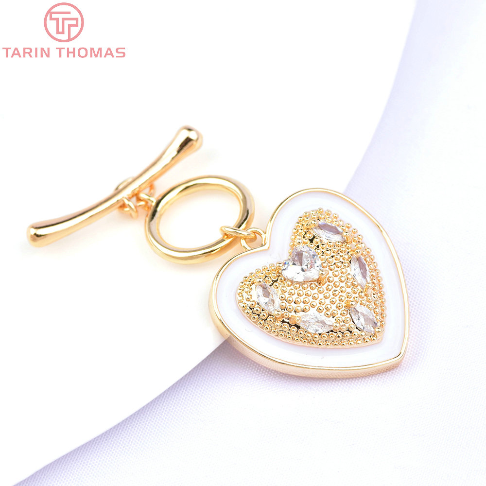 Toggle Clasp Gold - (6395) 2 Sets 24K Gold Plated