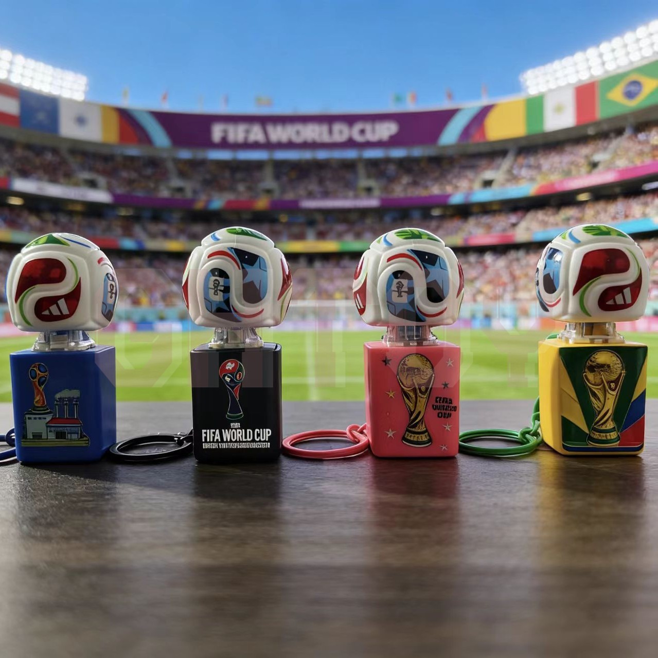 Jewelry Making For Adults - 2026 FIFA Light Up Sound sleutelhanger