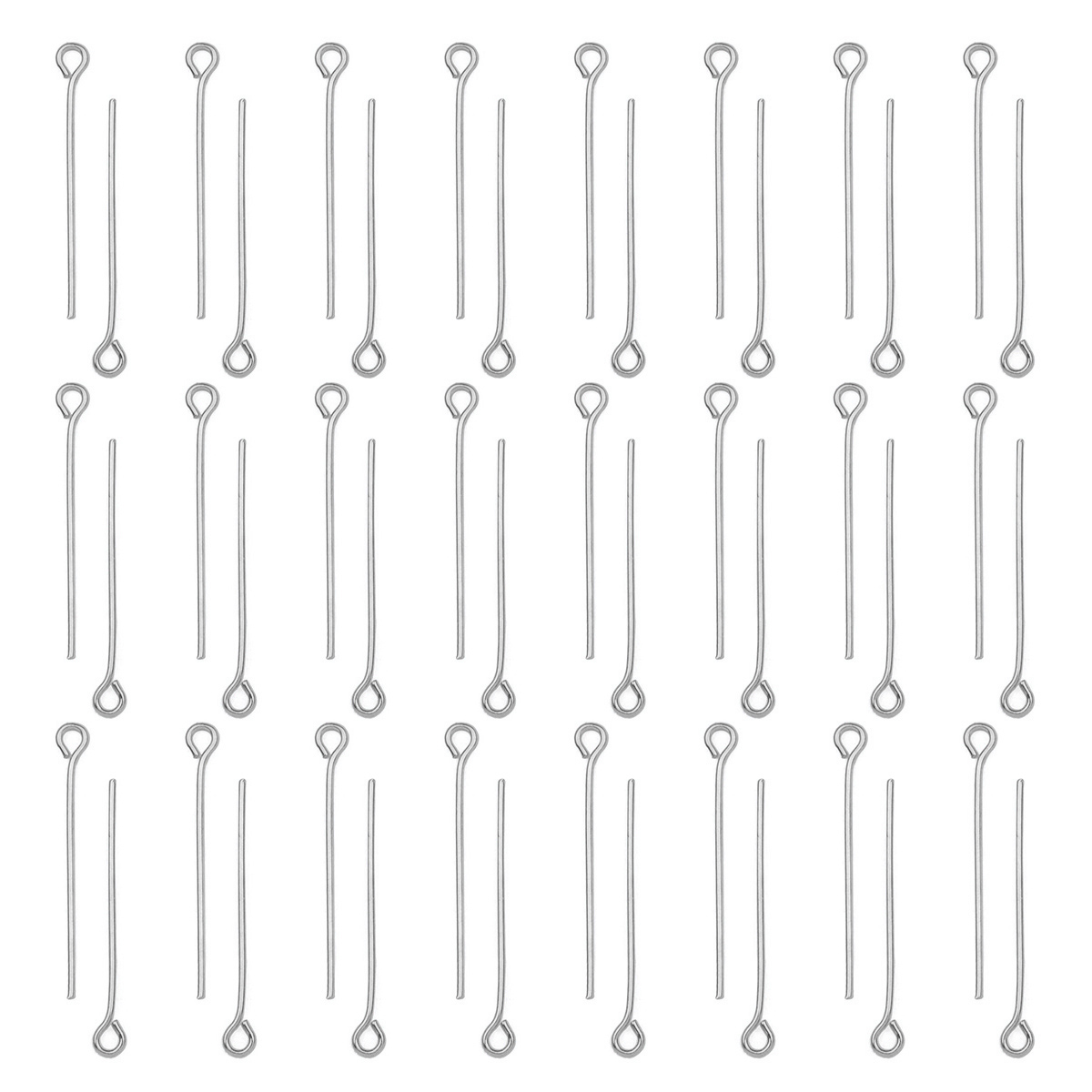 Jewelry Making Rivets - 100 stuks/verpakking RVS oogspelden DIY sieraden