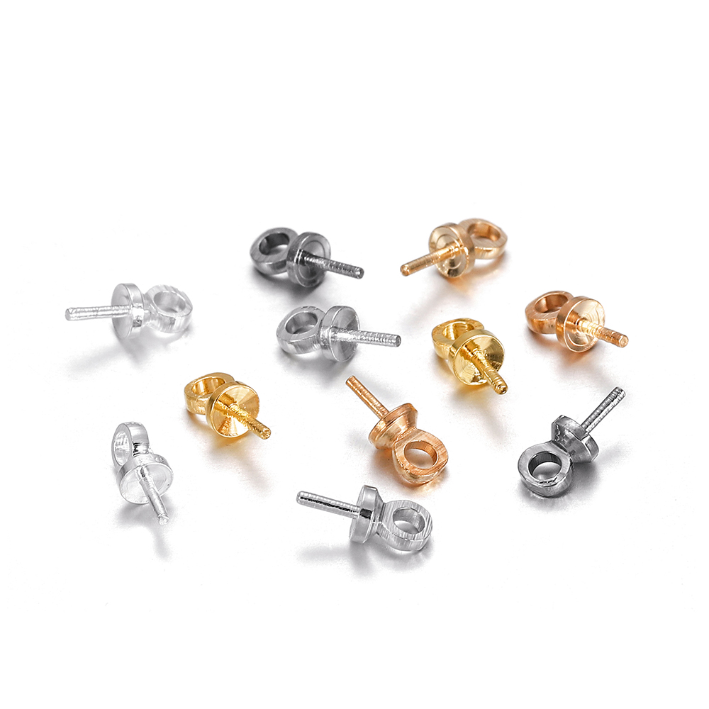 Jewelry Making Rivets - 50-100 stks/partij Metalen Bedels Schroef Oog