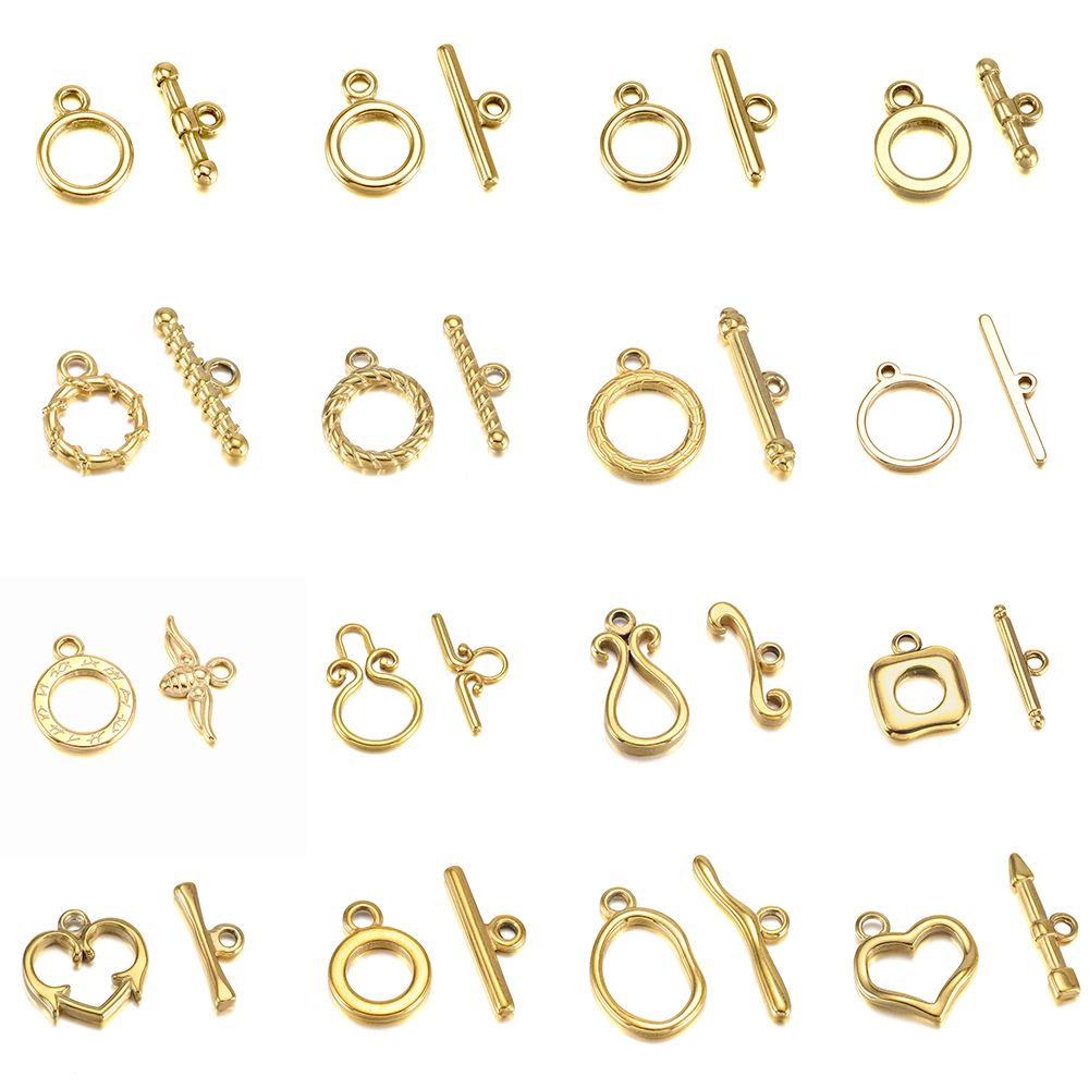 Toggle Clasp Gold - 3 Sets 16 Stijlen Hoge Kwaliteit