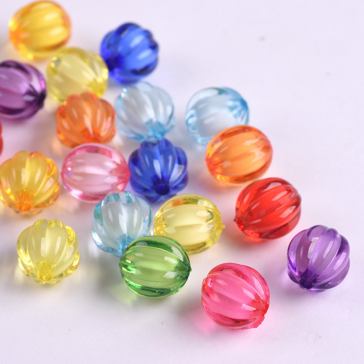 Jewelry Making Supplies Wholesale - 50 stuks Ronde Pompoenvorm 8mm 10mm
