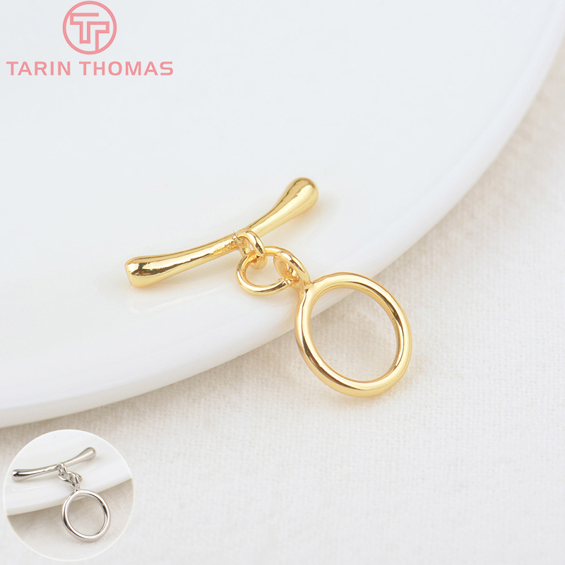 Toggle Clasp Gold - (3278)6 Sets O: 10 MM T: