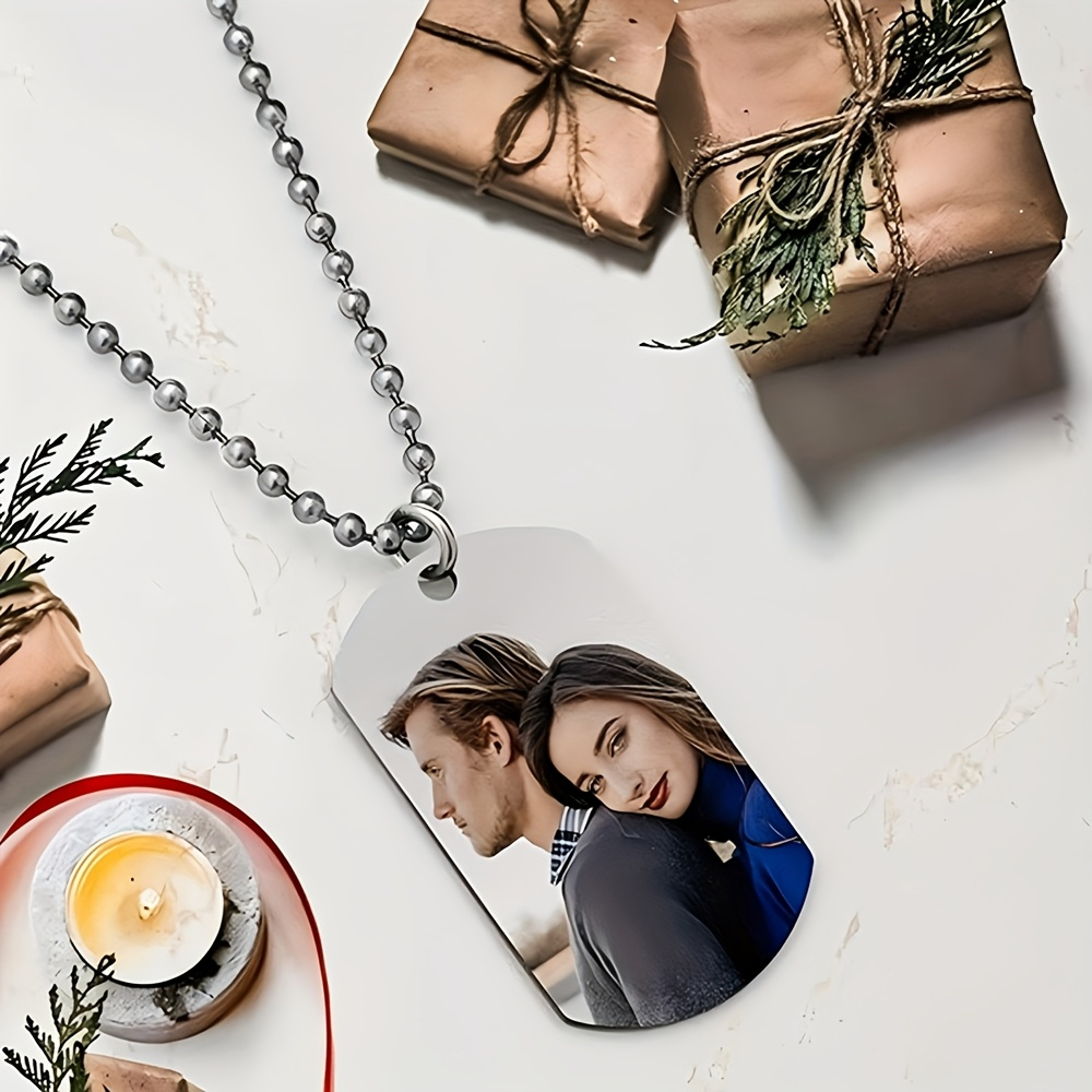 Making Custom Jewelry - Op maat gemaakte gepersonaliseerde herenhangerketting, dubbelzijdige