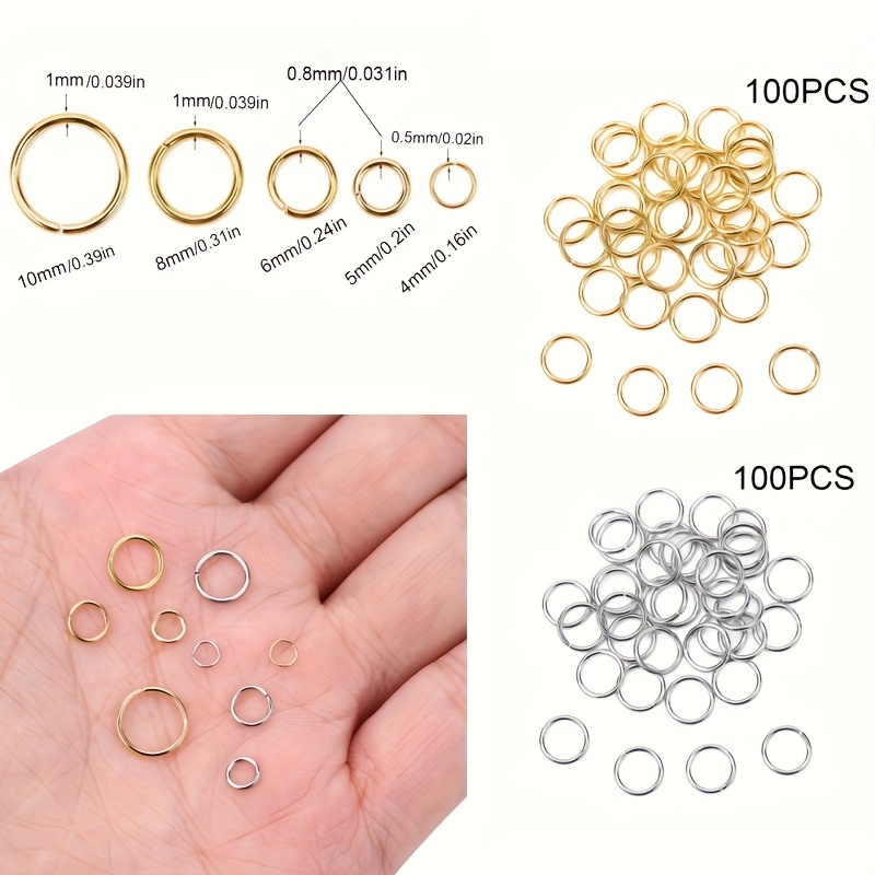 Jewelry Making Supplies Wholesale - 100 sieraden verbindingsringen 304 roestvrij staal