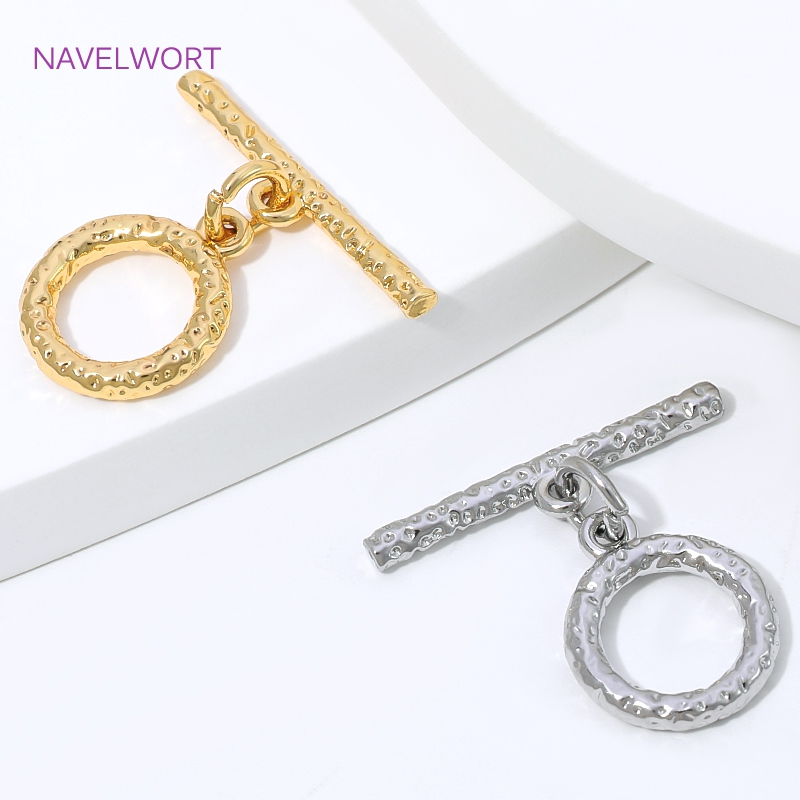 18K verguld messing toggle slu - Toggle Clasp Gold recensie en prijs