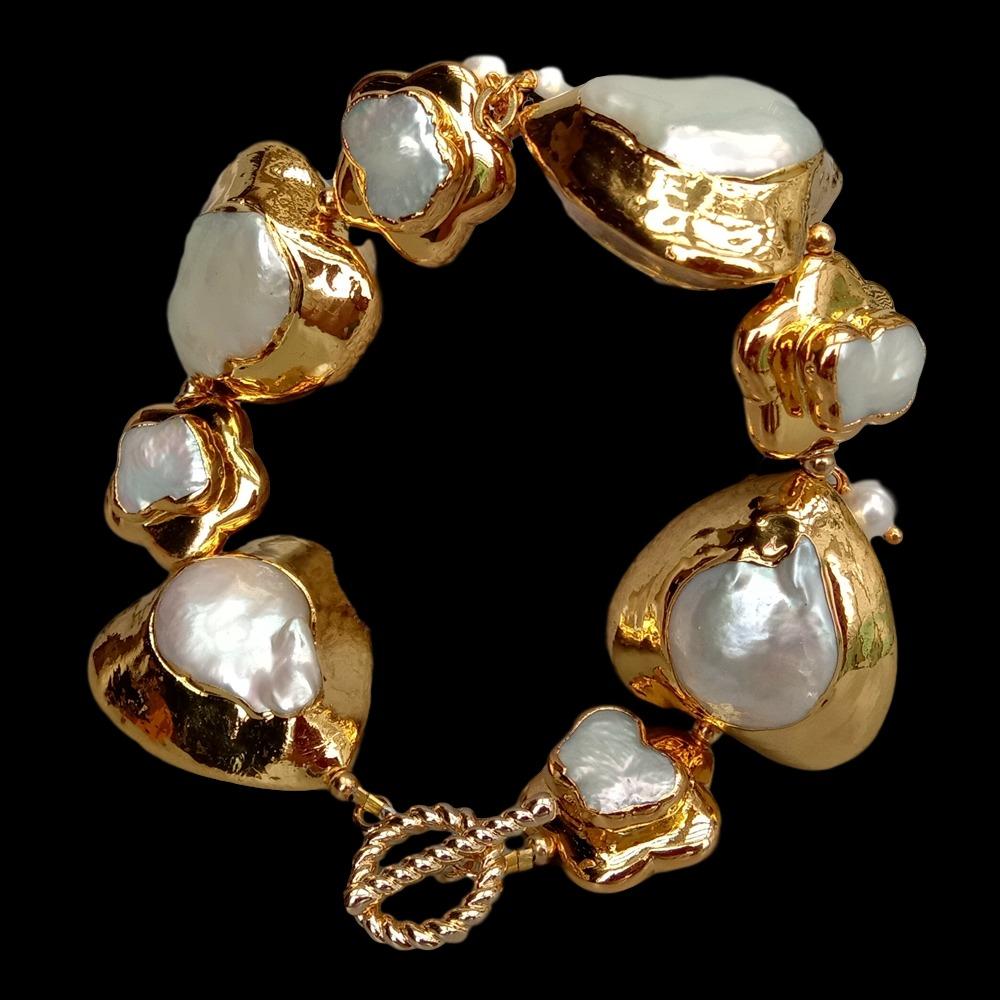 YYGEM natuurlijke hart- en blo - Toggle Clasp Gold recensie en prijs