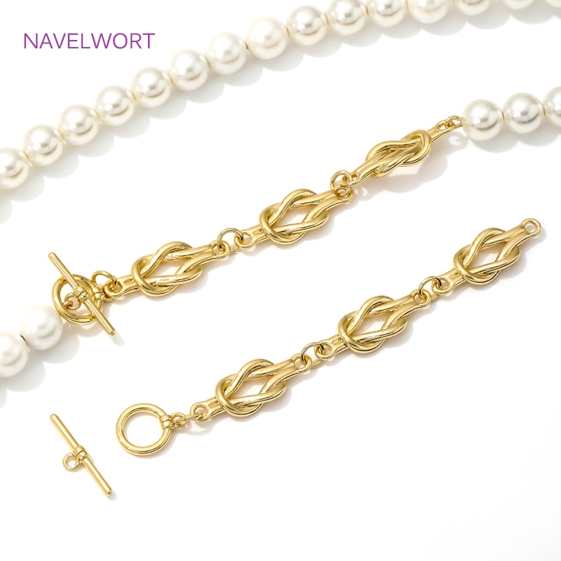18K Vergulde OT Sluitingen Tog - Toggle Clasp Gold recensie en prijs