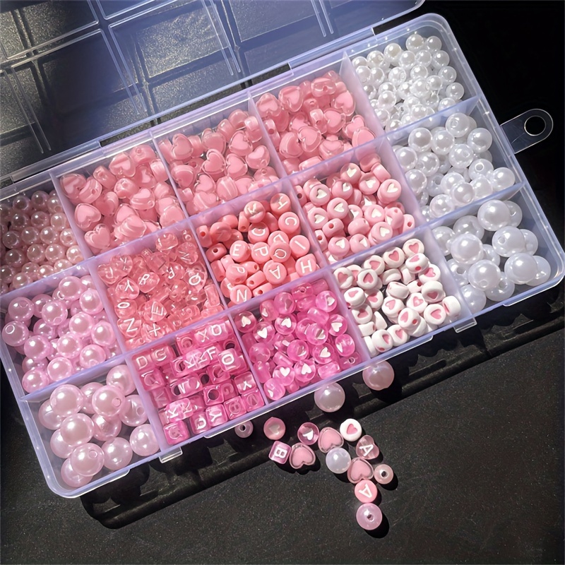 10-delige roze alfabetdoos, ac - Bead Organizer Tray recensie en prijs