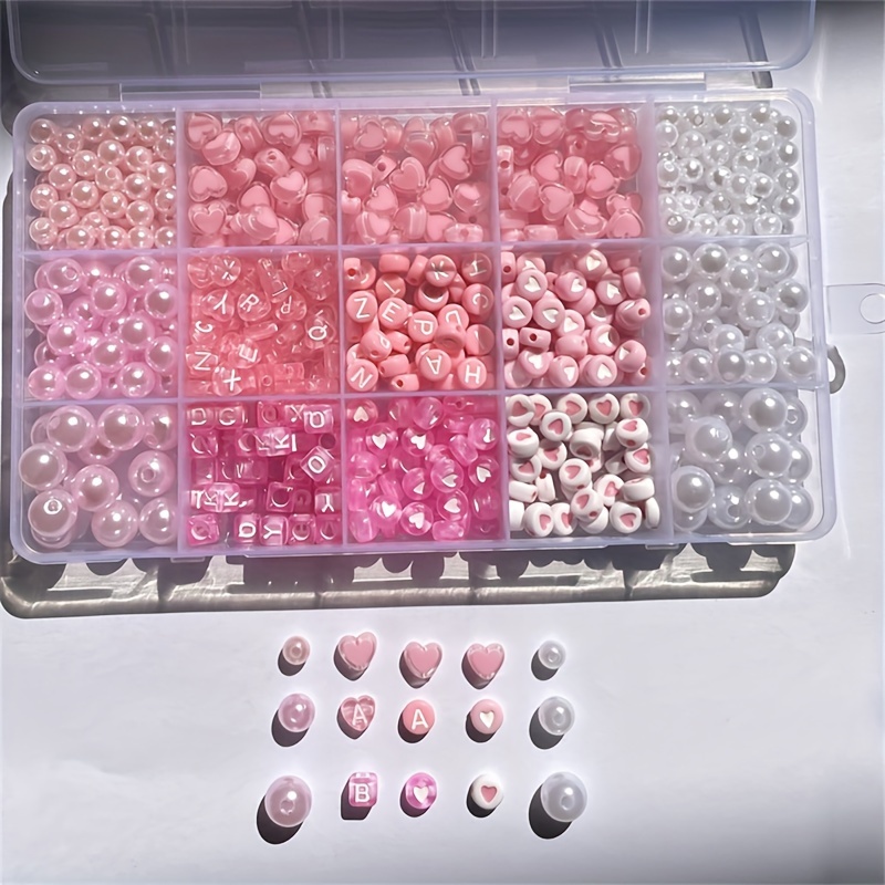10-delige roze alfabetdoos, ac - Bead Organizer Tray recensie en prijs