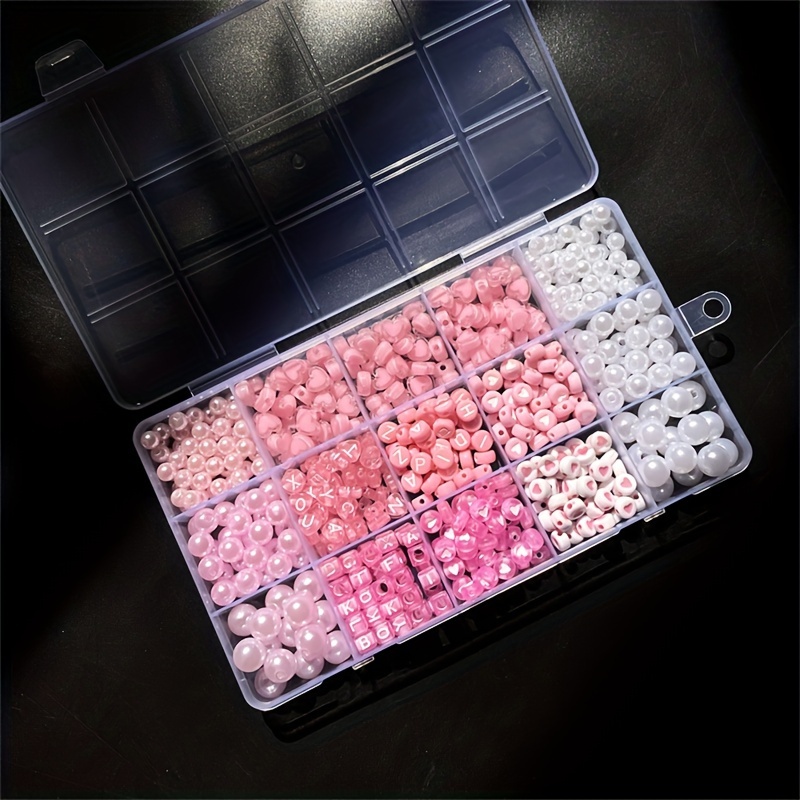 10-delige roze alfabetdoos, ac - Bead Organizer Tray recensie en prijs