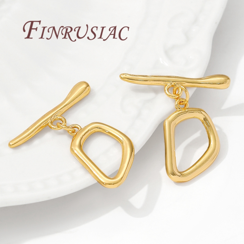 18K vergulde toggle sluitingen - Toggle Clasp Gold recensie en prijs