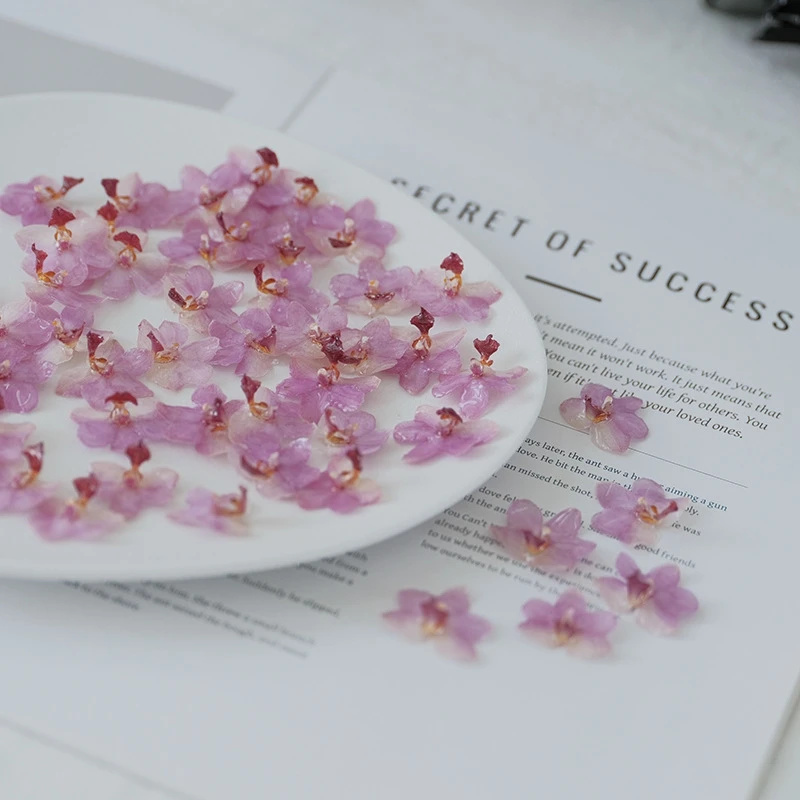 Natuurlijke roze hars orchidee - Jewelry Making Event recensie en prijs