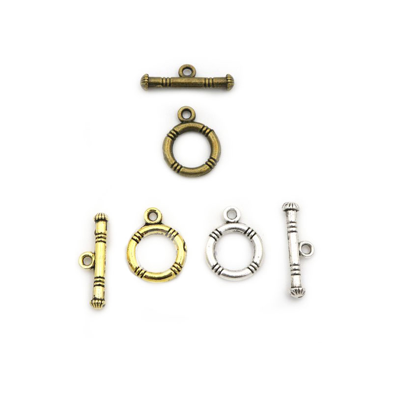10 Sets Gold-Plaat Zilver Kleu - Toggle Clasp Gold recensie en prijs