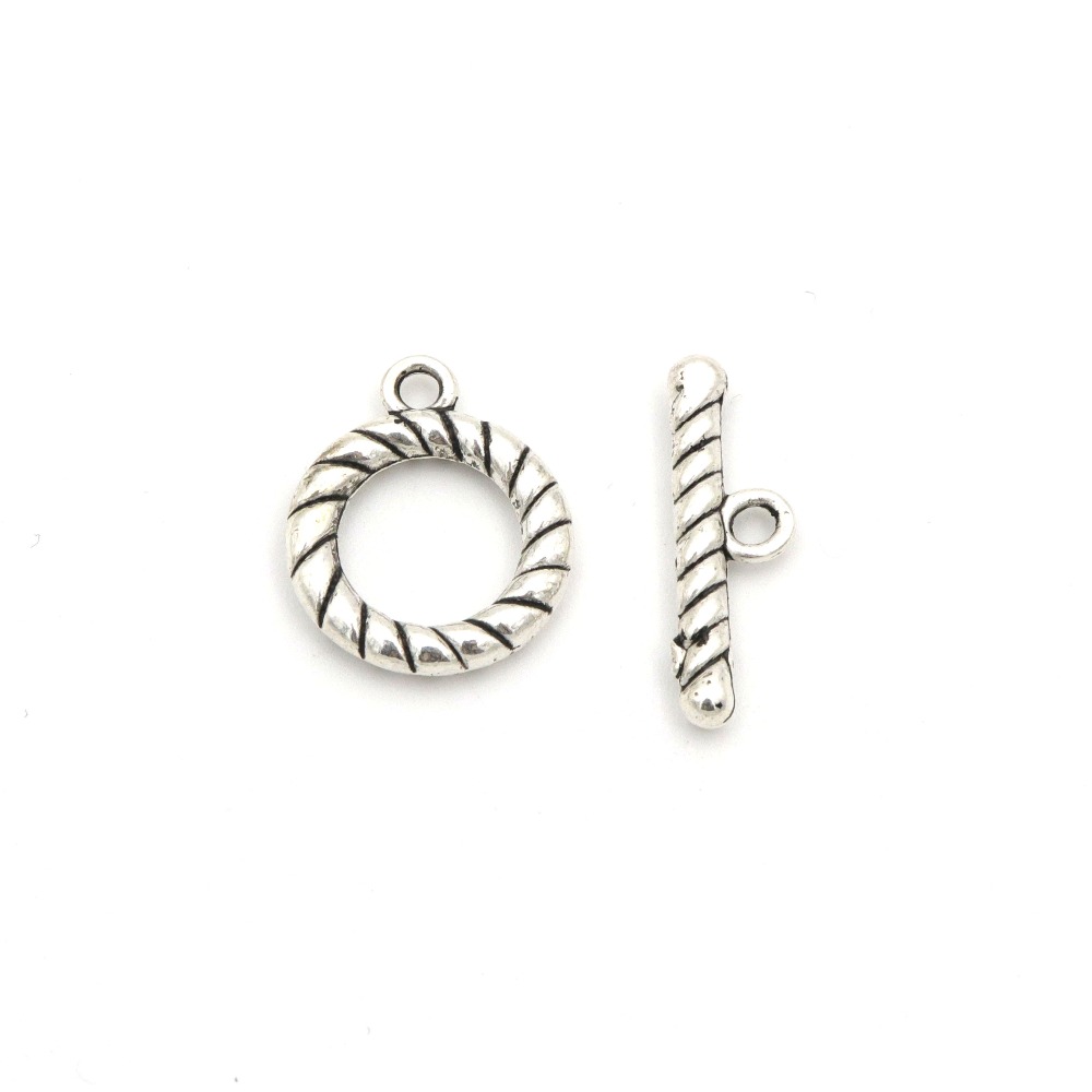 10 Sets Gold-Plaat Zilver Kleu - Toggle Clasp Gold recensie en prijs