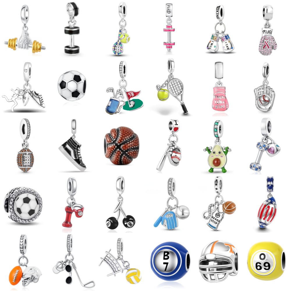 925 zilveren honkbalhelm charm - Jewelry Making Gloves recensie en prijs
