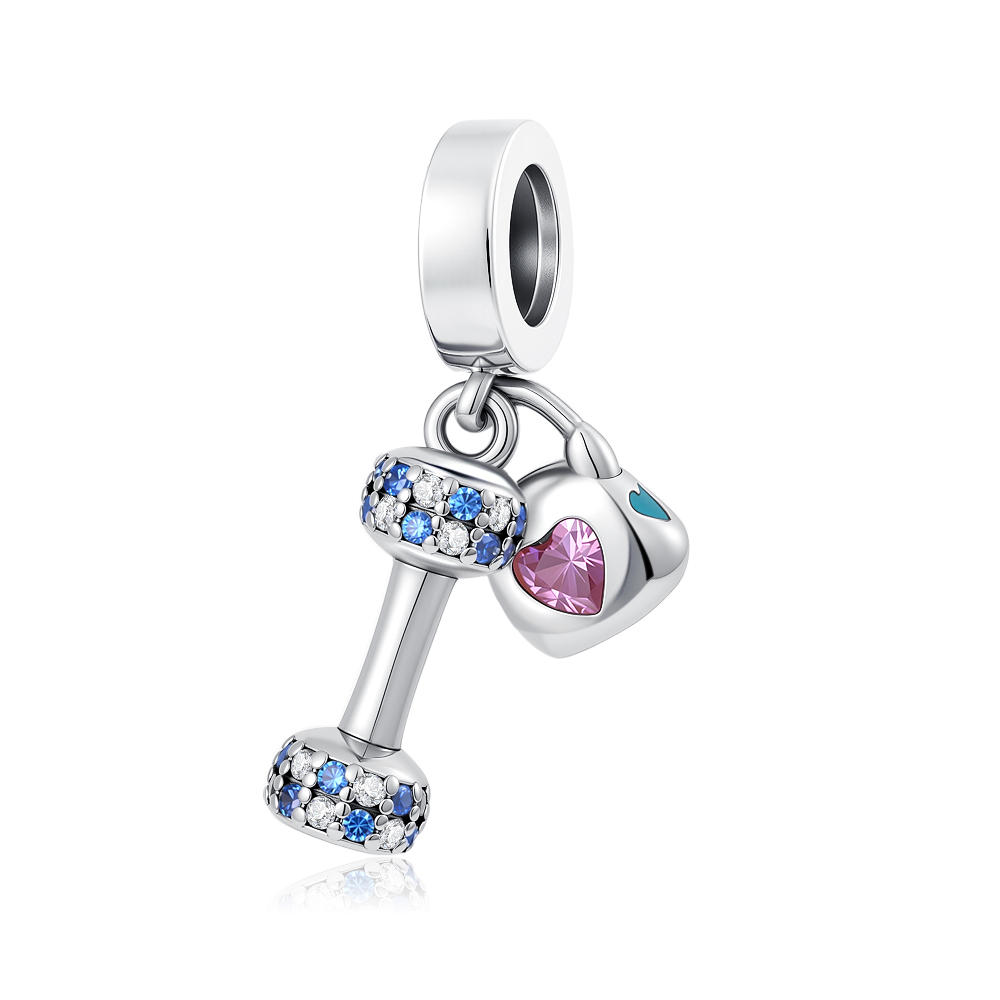 925 zilveren honkbalhelm charm - Jewelry Making Gloves recensie en prijs