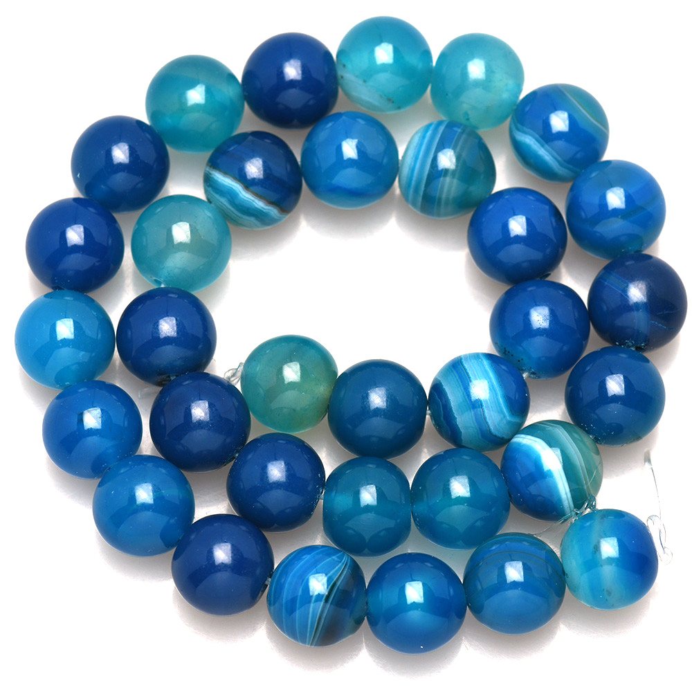 Natuursteen Gestreepte Blauwe  - Jewelry Making Gemstones recensie en prijs