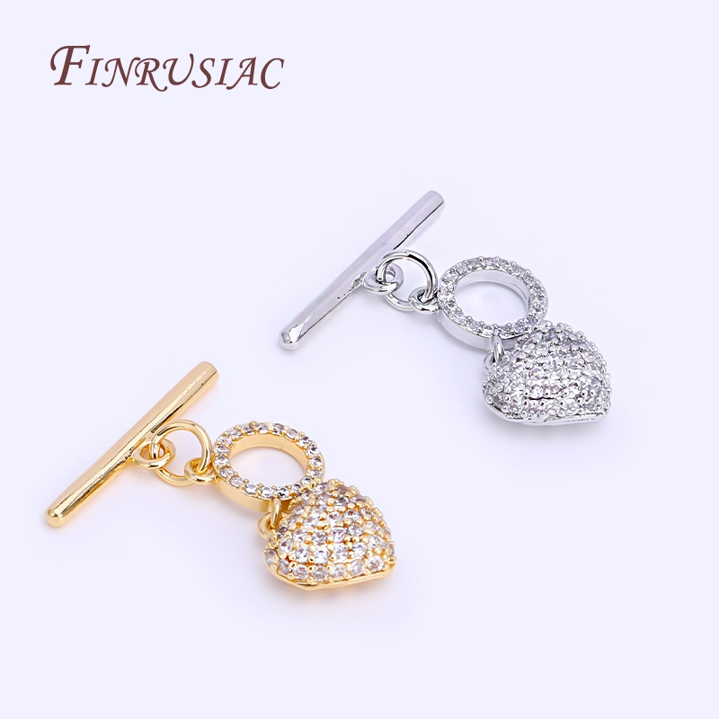 Ingelegde Zirkoon Ot Clasp Hog - Toggle Clasp Gold recensie en prijs