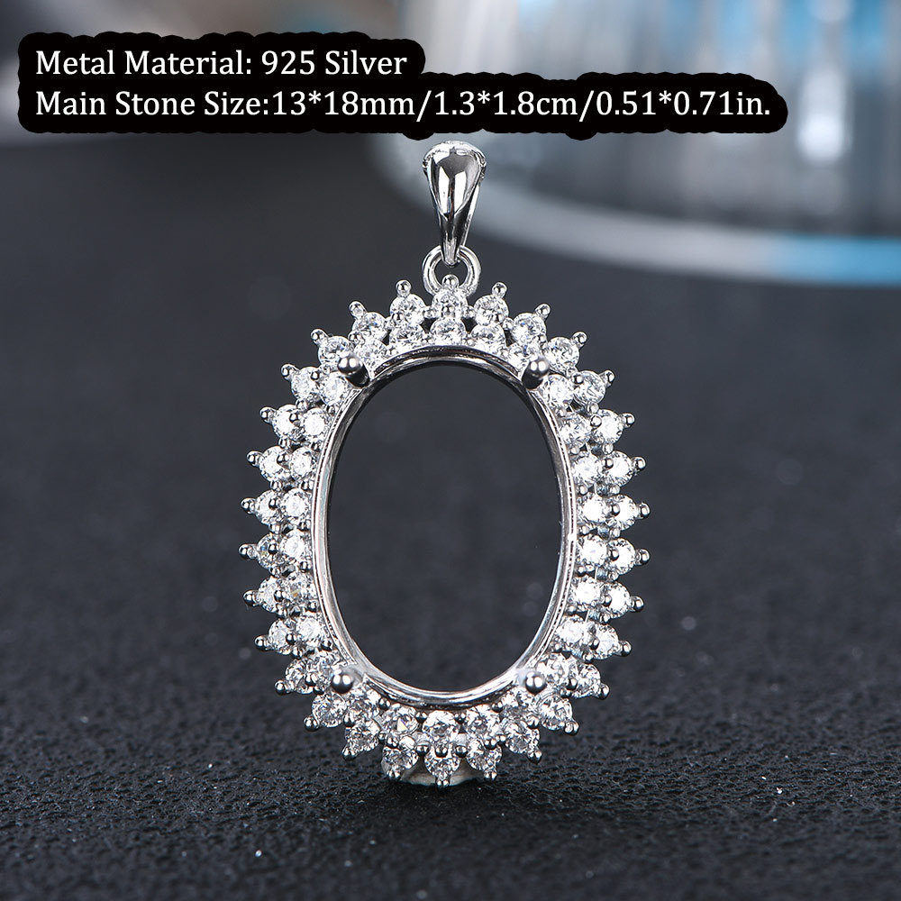 13x18mm S925 Sterling zilveren - Jewelry Making Gemstones recensie en prijs