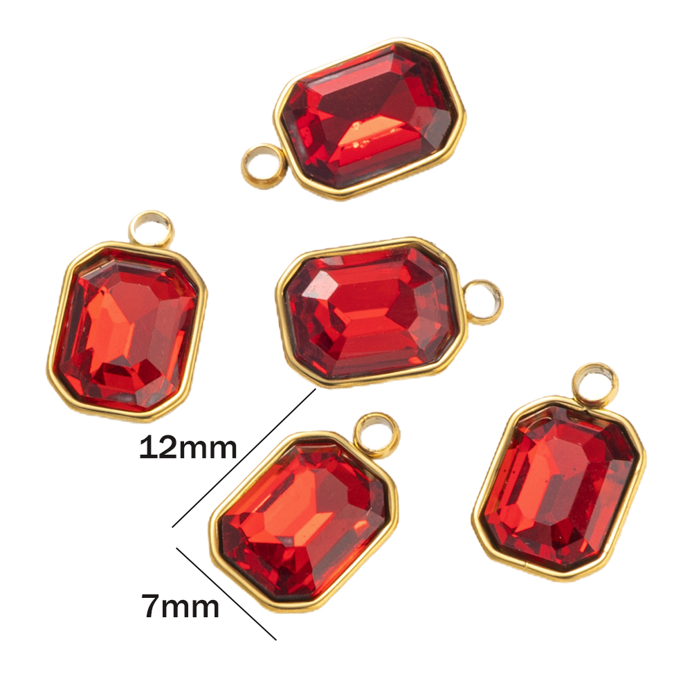 5 stuks roestvrij staal glas s - Jewelry Making Gemstones recensie en prijs