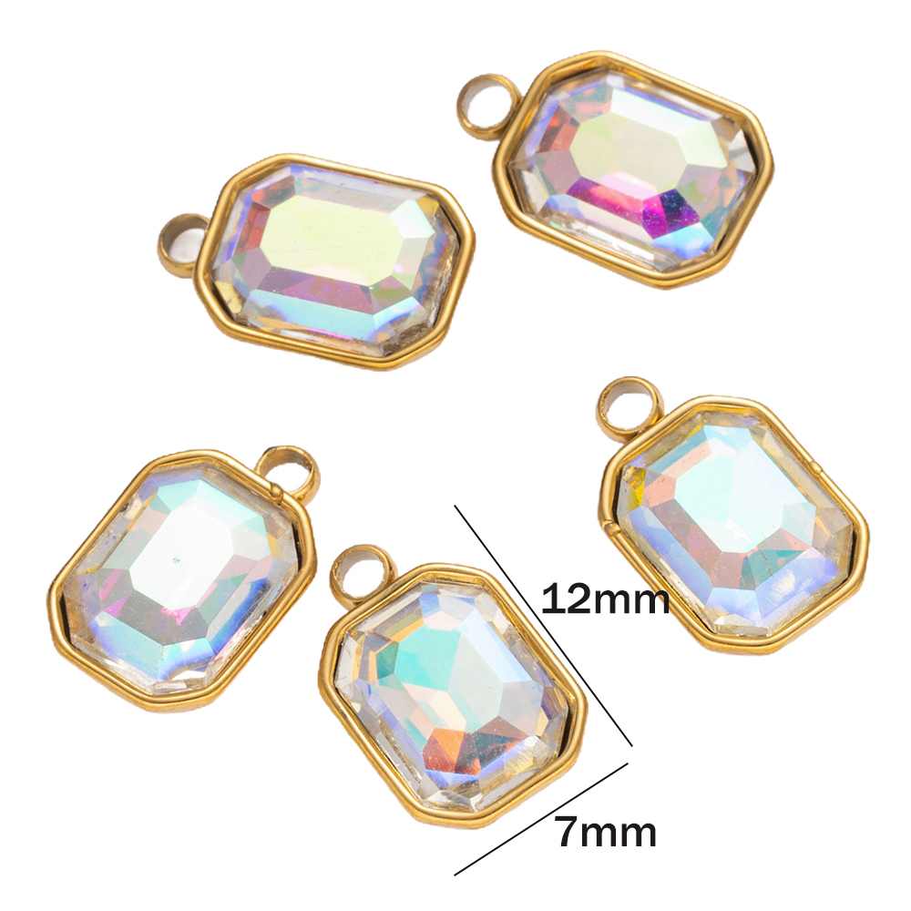 5 stuks roestvrij staal glas s - Jewelry Making Gemstones recensie en prijs