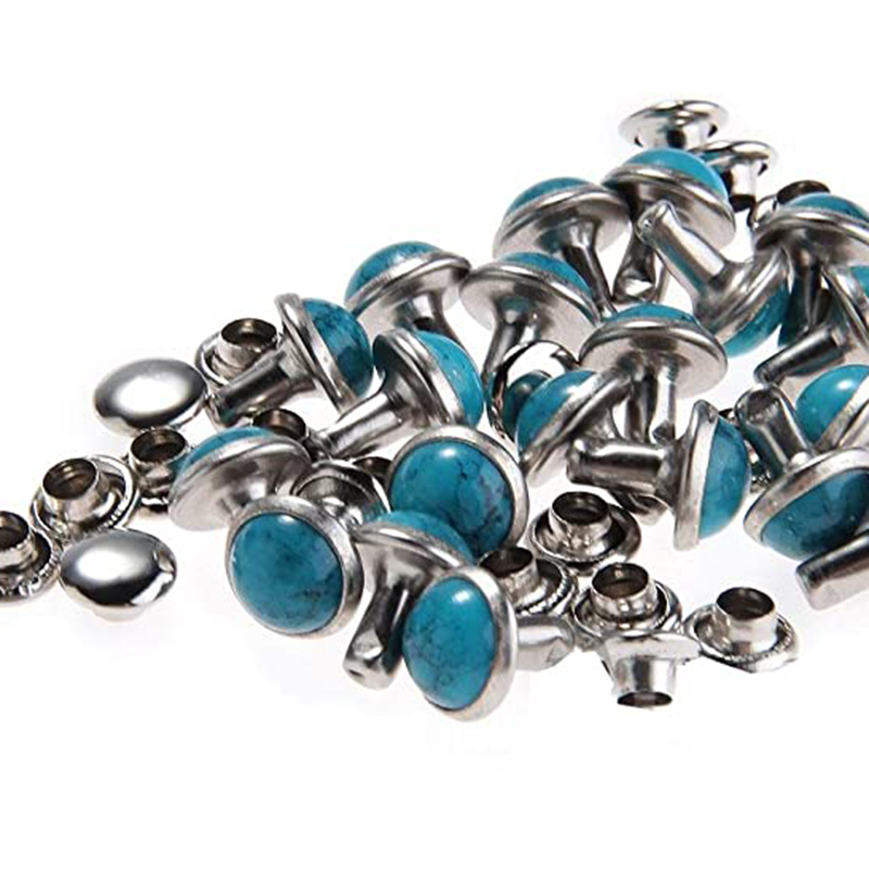 100Set Blauw Turquoise Klinkna - Jewelry Making Rivets recensie en prijs