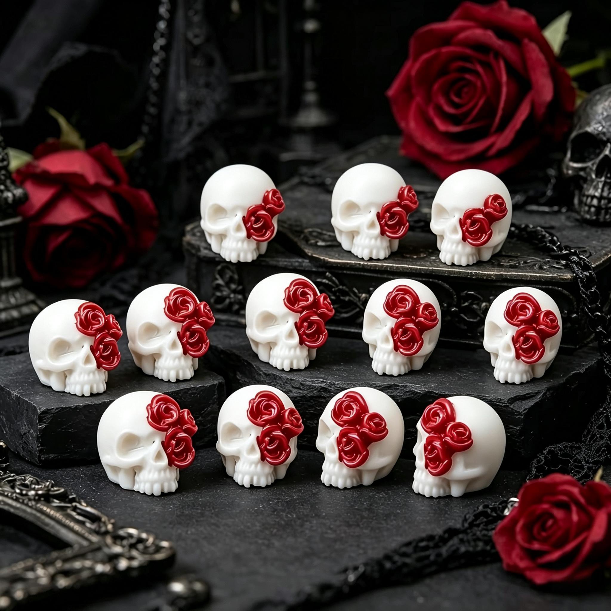 3D Rose Skull Hars Hangers Got - Jewelry Making Event recensie en prijs