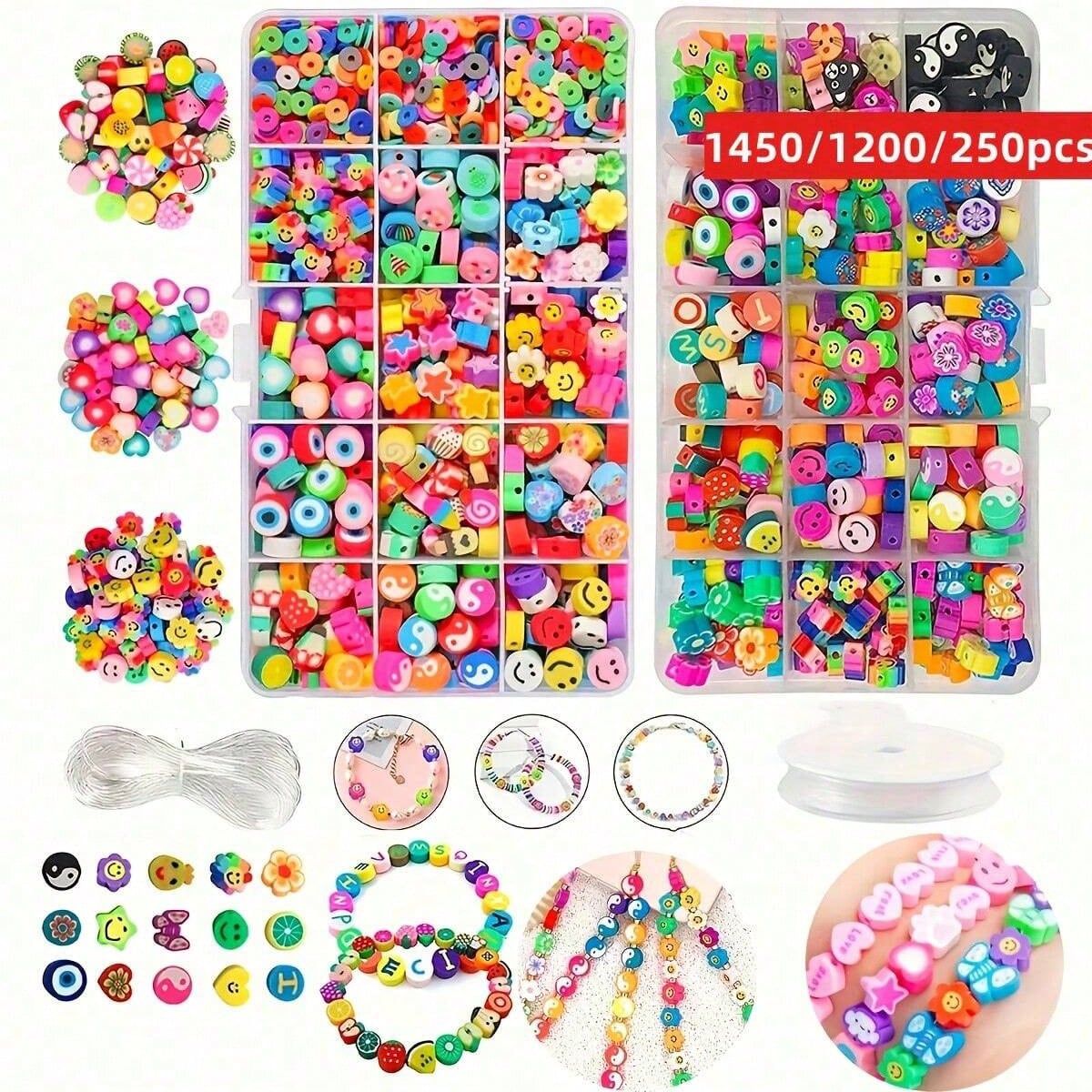 1450/1200/250 stuks polymeerkl - Jewelry Making For Adults recensie en prijs