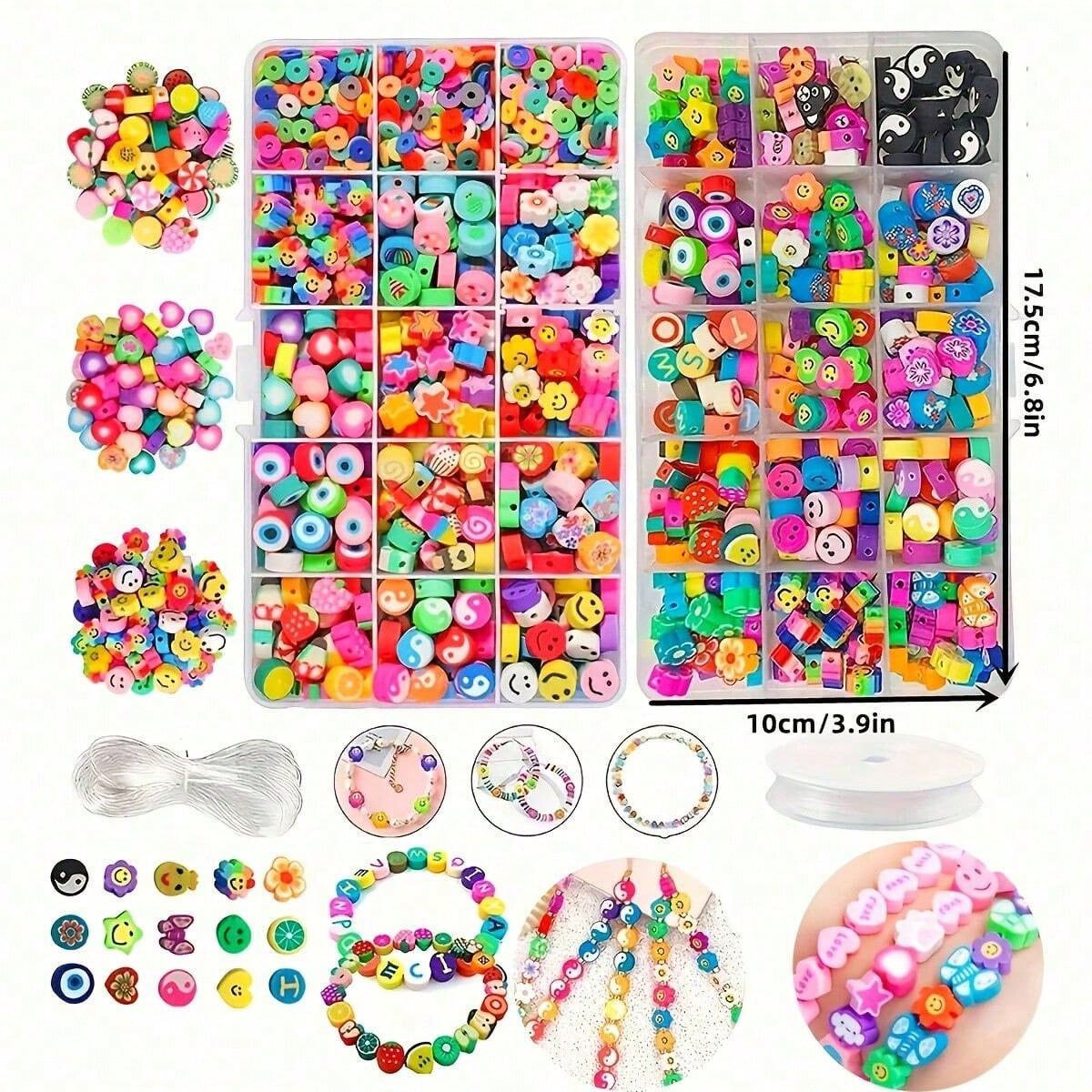 1450/1200/250 stuks polymeerkl - Jewelry Making For Adults recensie en prijs