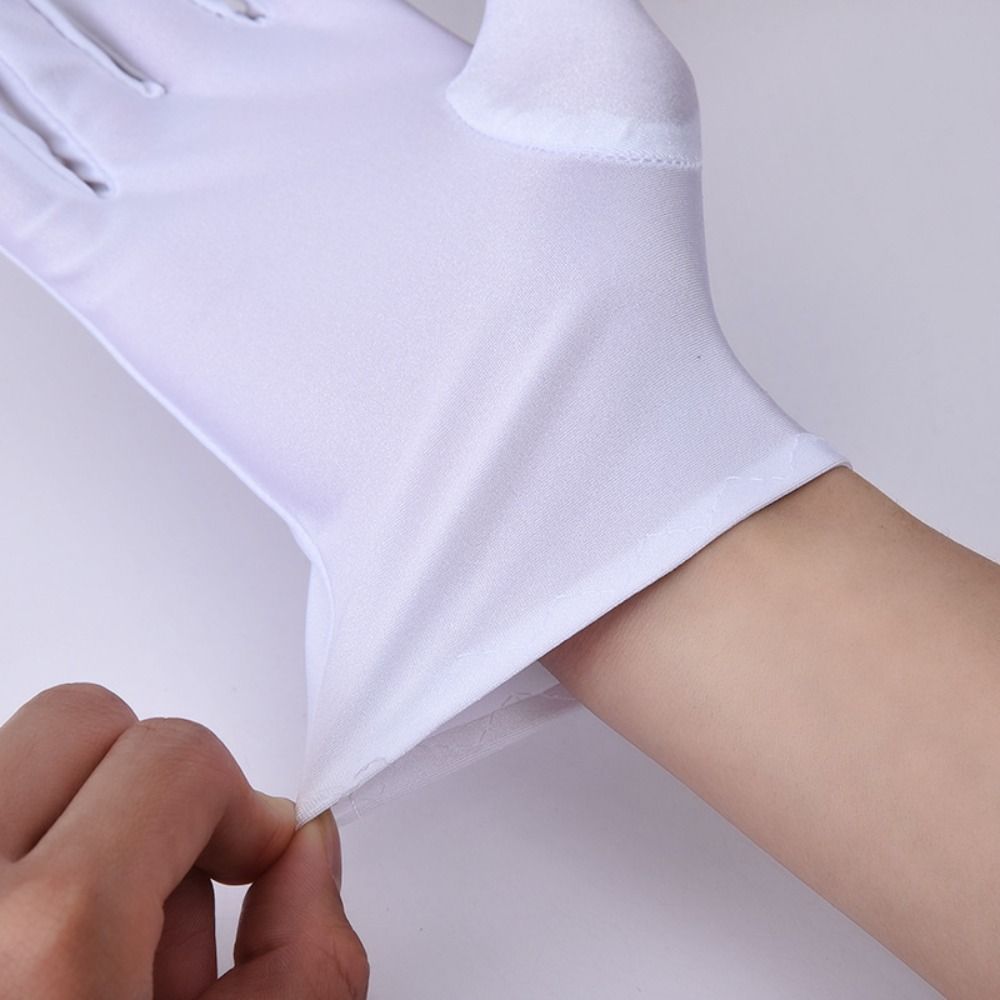 Zachte witte katoenen handscho - Jewelry Making Gloves recensie en prijs