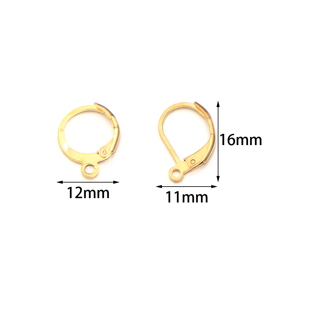 20 stks/partij Rvs Oorhaak Ron - Jewelry Making School recensie en prijs