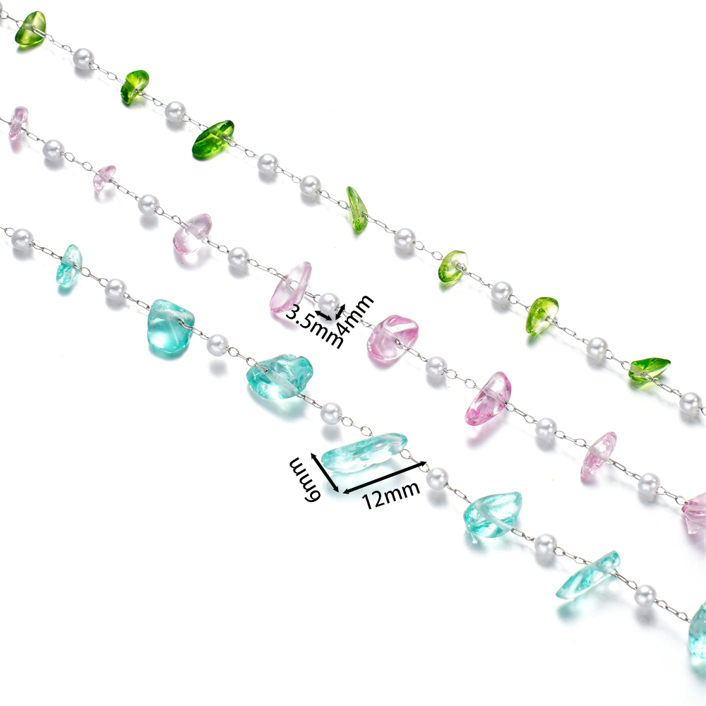 1Meter Crystal Glass Stone And - Jewelry Making Gemstones recensie en prijs