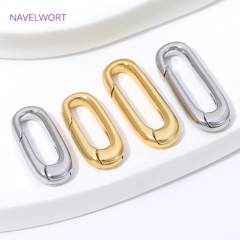 1/2/4 Stuks 18K Verguld Ovaal  - Jewelry Making School recensie en prijs