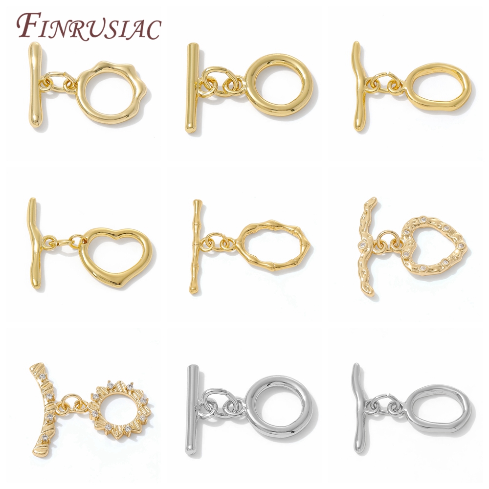 18K Vergulde Toggle Sluiting V - Toggle Clasp Gold recensie en prijs