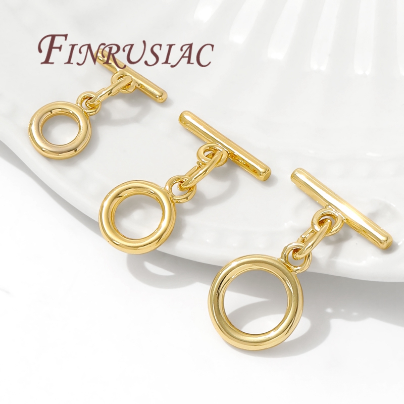 18K Vergulde Toggle Sluiting V - Toggle Clasp Gold recensie en prijs