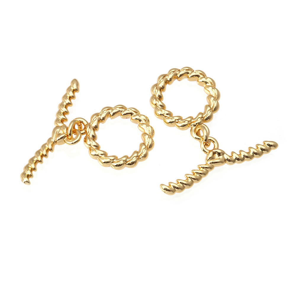 6 Sets 18 K Goud Kleur Messing - Toggle Clasp Gold recensie en prijs