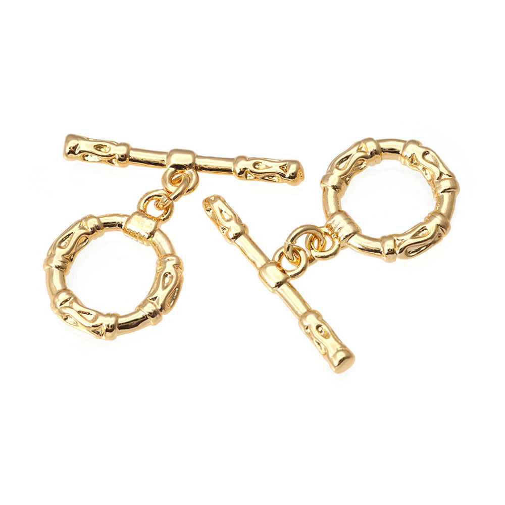 6 Sets 18 K Goud Kleur Messing - Toggle Clasp Gold recensie en prijs