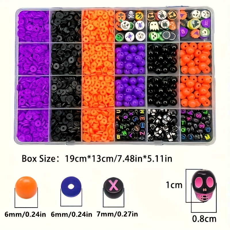2700 stuks, Halloween gekleurd - Bead Organizer Tray recensie en prijs