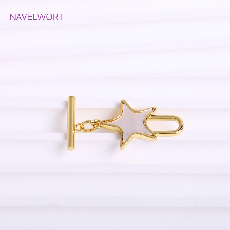 Trendy Natuurlijke Shell Penta - Toggle Clasp Gold recensie en prijs
