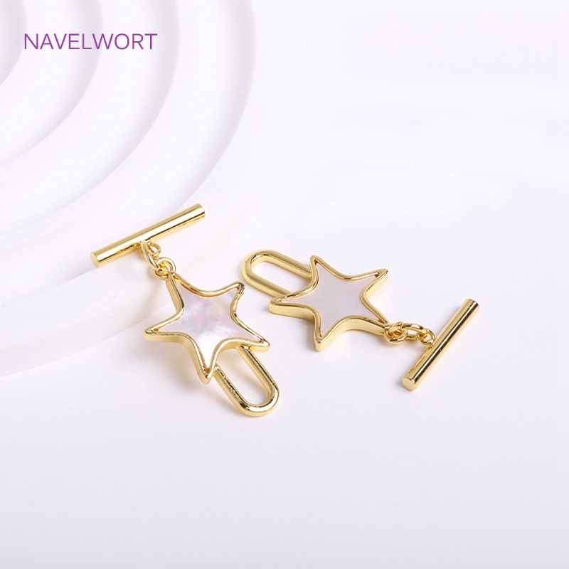 Trendy Natuurlijke Shell Penta - Toggle Clasp Gold recensie en prijs