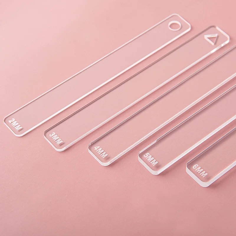 10 stks Klei Liniaal Acryl Zac - Jewelry Making Guide recensie en prijs
