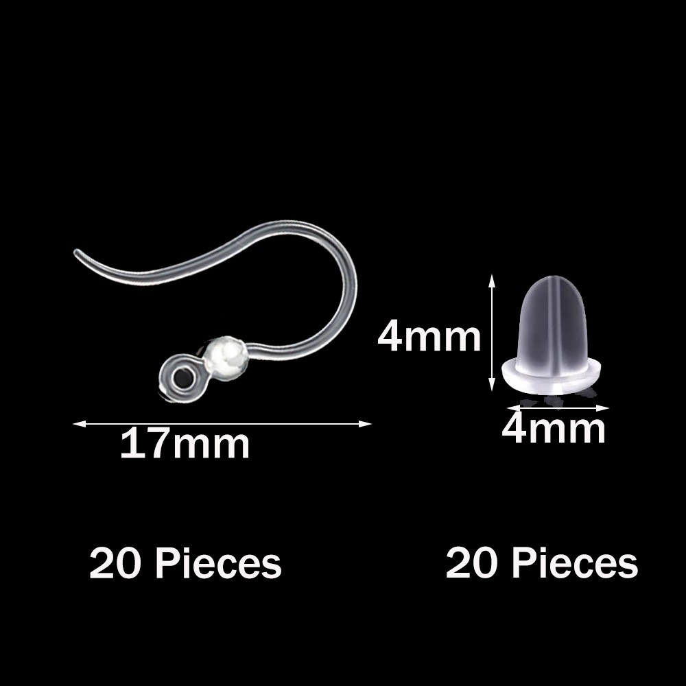 40 stuks doorzichtige plastic  - Jewelry Making School recensie en prijs