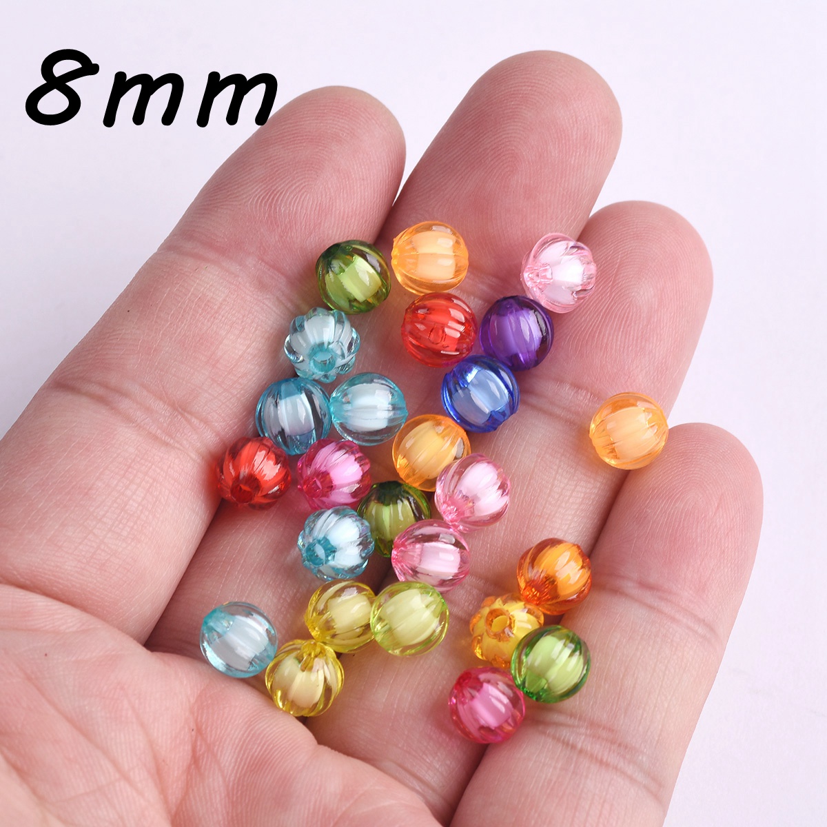 50 stuks Ronde Pompoenvorm 8mm - Jewelry Making Supplies Wholesale recensie en prijs